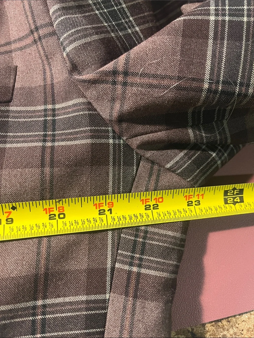 Kenar Plaid Sport Coat in Brown and Gray